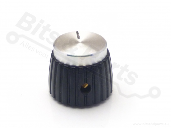 Knop Marshall Zwart/Zilver